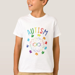 Camiseta Infinity Love Autism Awarness Não Precisa De Palav