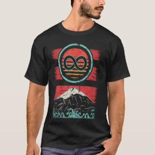 Camiseta Infinity Symbol Retro Vintage Estilo 80s