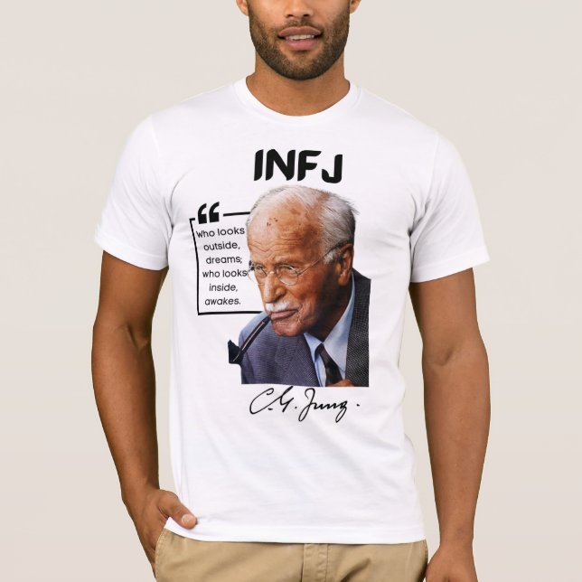 Camiseta INFJ - Carl Jung (Frente)