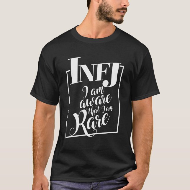 Camiseta Infj Sabe Que Eu Sou Rara Apresenta Engraçada Pres (Frente)