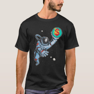 Camiseta Inflação ao astronauta da lua