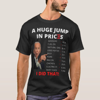 Camiseta Inflação Biden - Joe Biden Crise Americana Eu Fiz