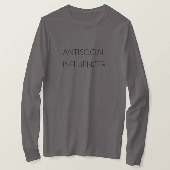 CAMISETA INFLUÊNCIA ANTISOCIAL - (Frente do Design)