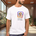 Camiseta Influenciador de Pet de Instagram de Foto Personal<br><div class="desc">Quando seu melhor amigo é o melhor amigo de todos! Pet influencer camisas personalizadas para que todos os seus fãs de cachorros possam acompanhar sua estrela de estimação instantânea. Quer sejam viagens ao parque de cachorros, à loja local de animais de estimação ou a shows de negócios de animais de...</div>