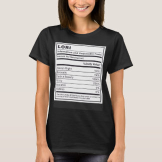 Camiseta Informação Lori e Fatos Inegáveis