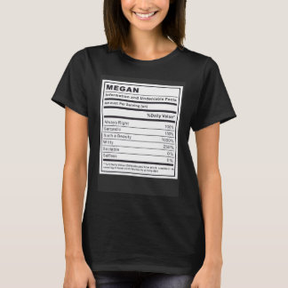 Camiseta Informações da Megan e Fatos Incontestáveis