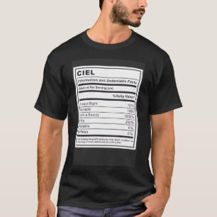 Camiseta Informações do Ciel e fatos inegáveis