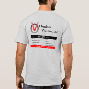 Camiseta Informações do Logotipo da Outdoor Visions na Part