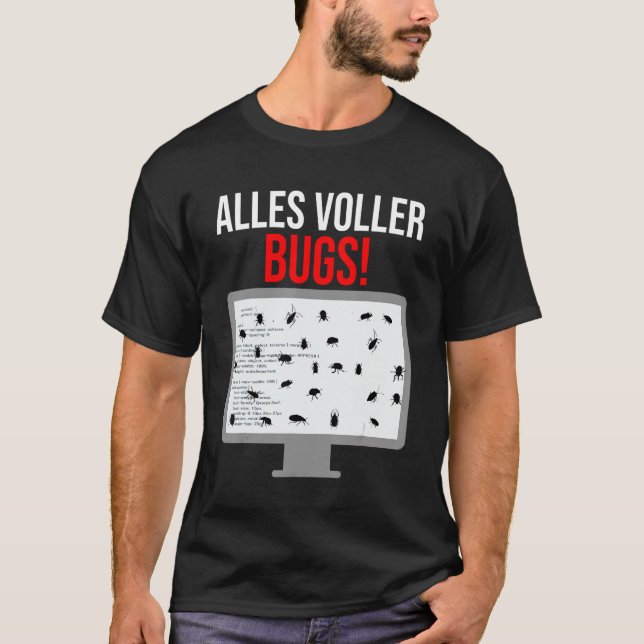 Camiseta Informações do Programador de Computador de Codifi (Frente)