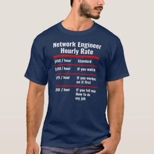 Camiseta Informações engraçadas sobre gráficos de Engenheir