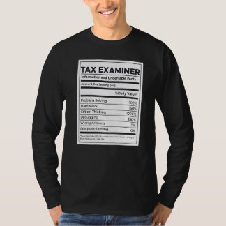 Camiseta Informações Nutricionais do Examinador Fiscal