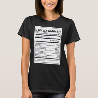 Camiseta Informações Nutricionais do Examinador Fiscal