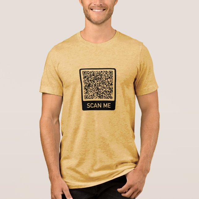 Camiseta Informações personalizadas de verificação de códig (Frente)