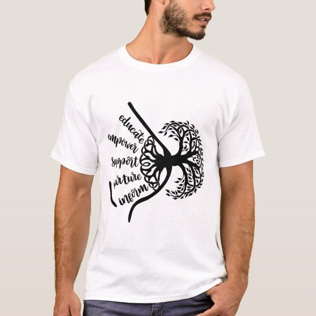 Camiseta Informar sobre o suporte de capacitação (Frente)