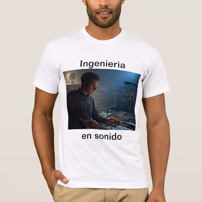 Camiseta Ingenieria en sonido (Frente)