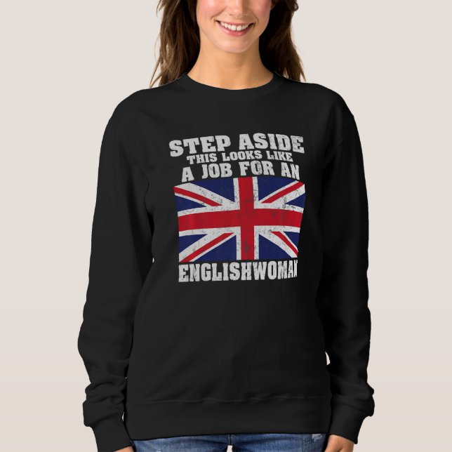 Camiseta Inglaterra Afaste-se, isso parece um emprego (Frente)