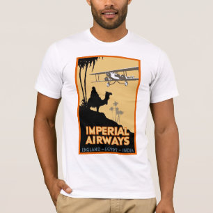 Camiseta ~ Inglaterra - Egipto - India de Imperial Airways