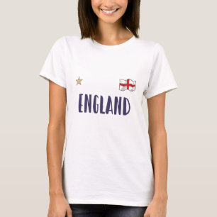 Camiseta Inglaterra Fan Shirt English Flag