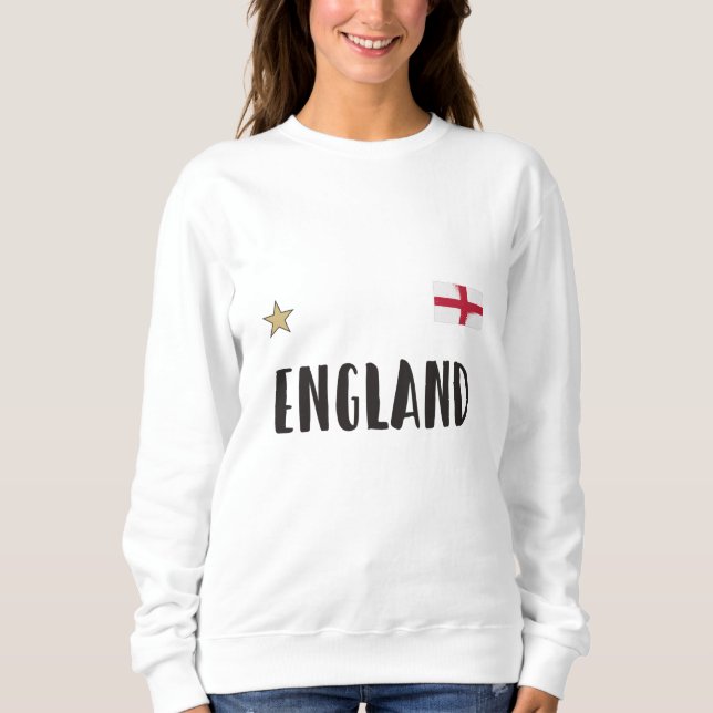 Camiseta Inglaterra Fan Shirt English Flag (Frente)