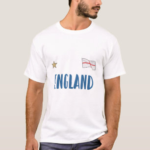Camiseta Inglaterra Fan Shirt English Flag