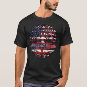 Camiseta Inglaterra Inglês EUA EUA EUA Estados Unidos Árvor