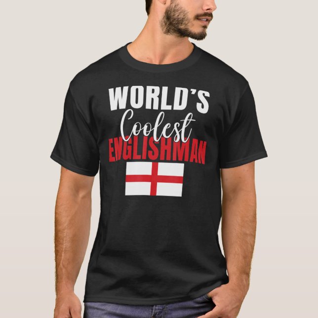Camiseta Inglaterra: Inglês mais fixe do mundo (Frente)