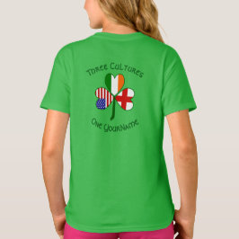 Camiseta Inglaterra Irlanda EUA Shamrock Flag Personalizado