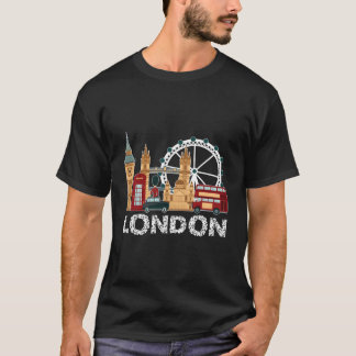 Camiseta Inglaterra London Viagem Tourist Souvenir For Men 