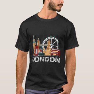 Camiseta Inglaterra London Viagem Tourist Souvenir For Men