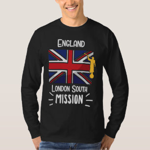Camiseta Inglaterra Londres Sul Mórmon LDS Missão Missionár