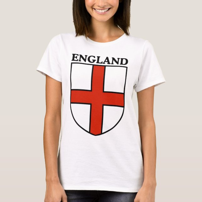 Camiseta Inglaterra Personalizada, Nome/Número (Frente)