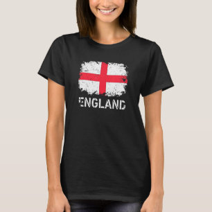 Camiseta Inglaterra Tee British Flag Souvenir Costume Love 