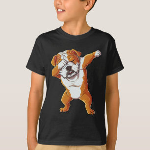 Camiseta Inglês Buldogue Boys Dab Dance Puppy Lover