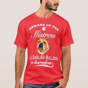 Camiseta Inglês Buldogue Old English Buldogue Dog Design