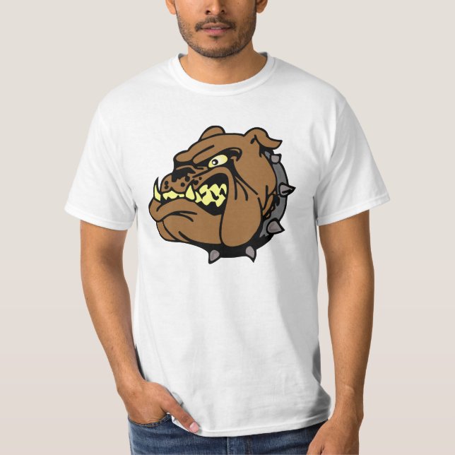 Camiseta Inglês Bulldog Cartoon (Frente)