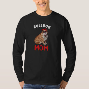 Camiseta Inglês Bulldog Mãe Cachorro Cachorro Proprietário 