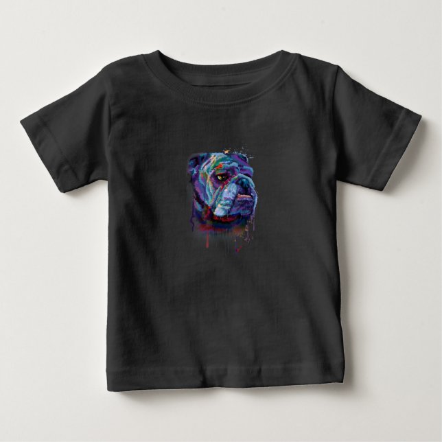 Camiseta Inglês Bulldog Oferece Uma Mãe Inglesa (Frente)