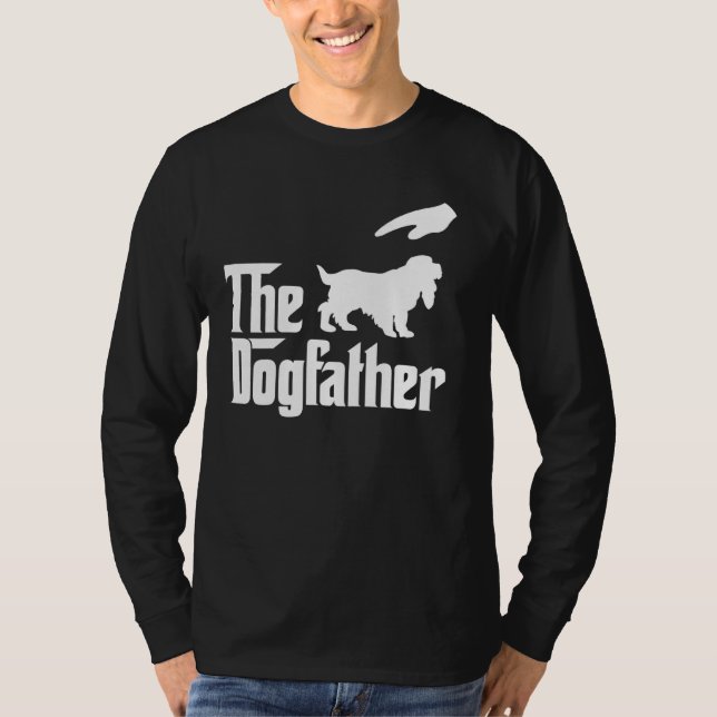 Camiseta Inglês Cocker Spaniel Dog Pai O Cachorro Padre Eng (Frente)