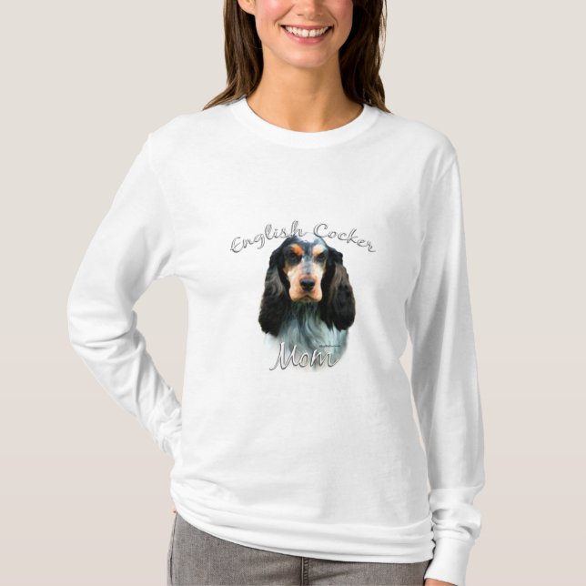 Camiseta Inglês Cocker Spaniel Mãe 2 (Frente)