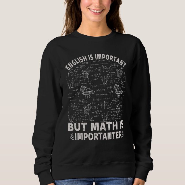 Camiseta Inglês É Importante Mas Matemática É Mais Importan (Frente)