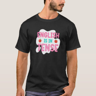 Camiseta Inglês Está Em Tense Professor De Inglês Gramática