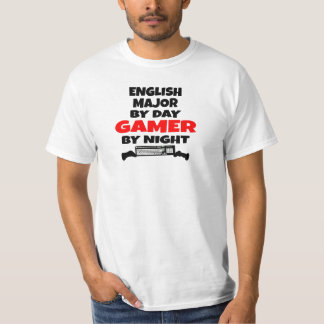 Camiseta Inglês Major ama jogar Videos games
