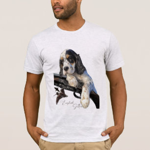 Camiseta Inglês Setter, cachorrinho fofo