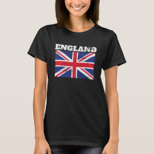 Camiseta Inglês Sinalizador Orgulho por Homens Ideia Juven