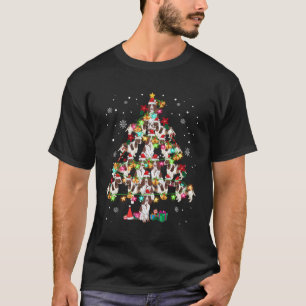 Camiseta Inglês Springer Spaniel Árvore de Natal Spaniel Ch