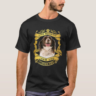 Camiseta Inglês Springer Spaniel Cachorro No Momento Em Que
