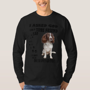 Camiseta Inglês Springer Spaniel Cita Mãe Pai, Caça