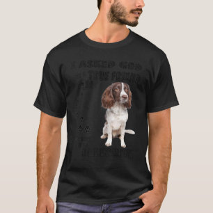 Camiseta Inglês Springer Spaniel Cita Mãe Pai, Caça
