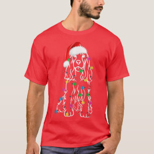 Camiseta Inglês Springer Spaniel Dog Tree Horas