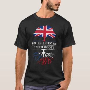 Camiseta Ingleses crescidos com design de Czechia   das